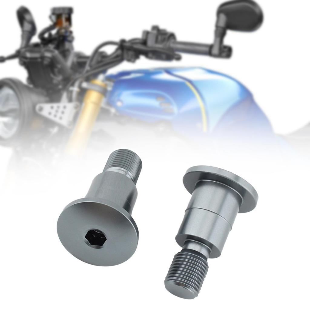 2 Stück Motorrad Spiegellochstopfen Adapter M16 Gewinde für Yamaha MT-09
