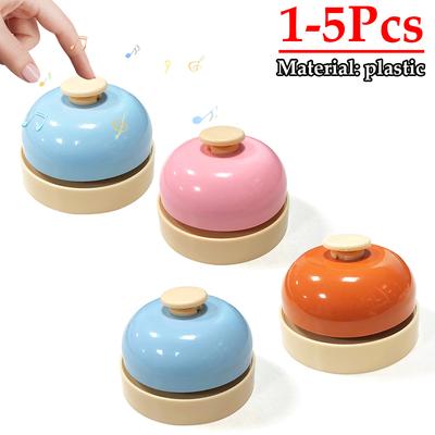 1-5 adet Sevimli Çağrı Zili Misafir Restoran Sipariş Zili Bar Tezgahı Zil Tek Zil Yemek Resepsiyon Masası Çağırma Çocuk Oyuncağı