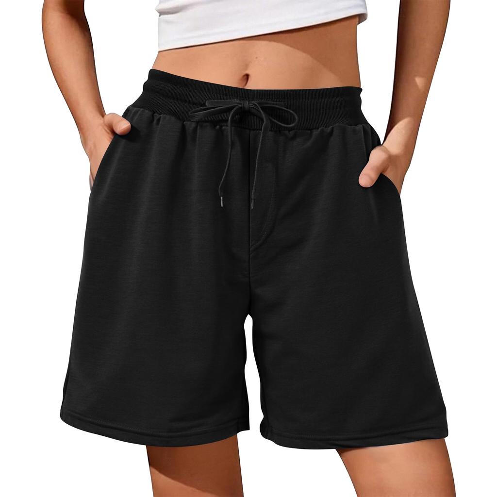 Women's Casual Loose Beach Shorts With Pockets, Comfortable Shorts