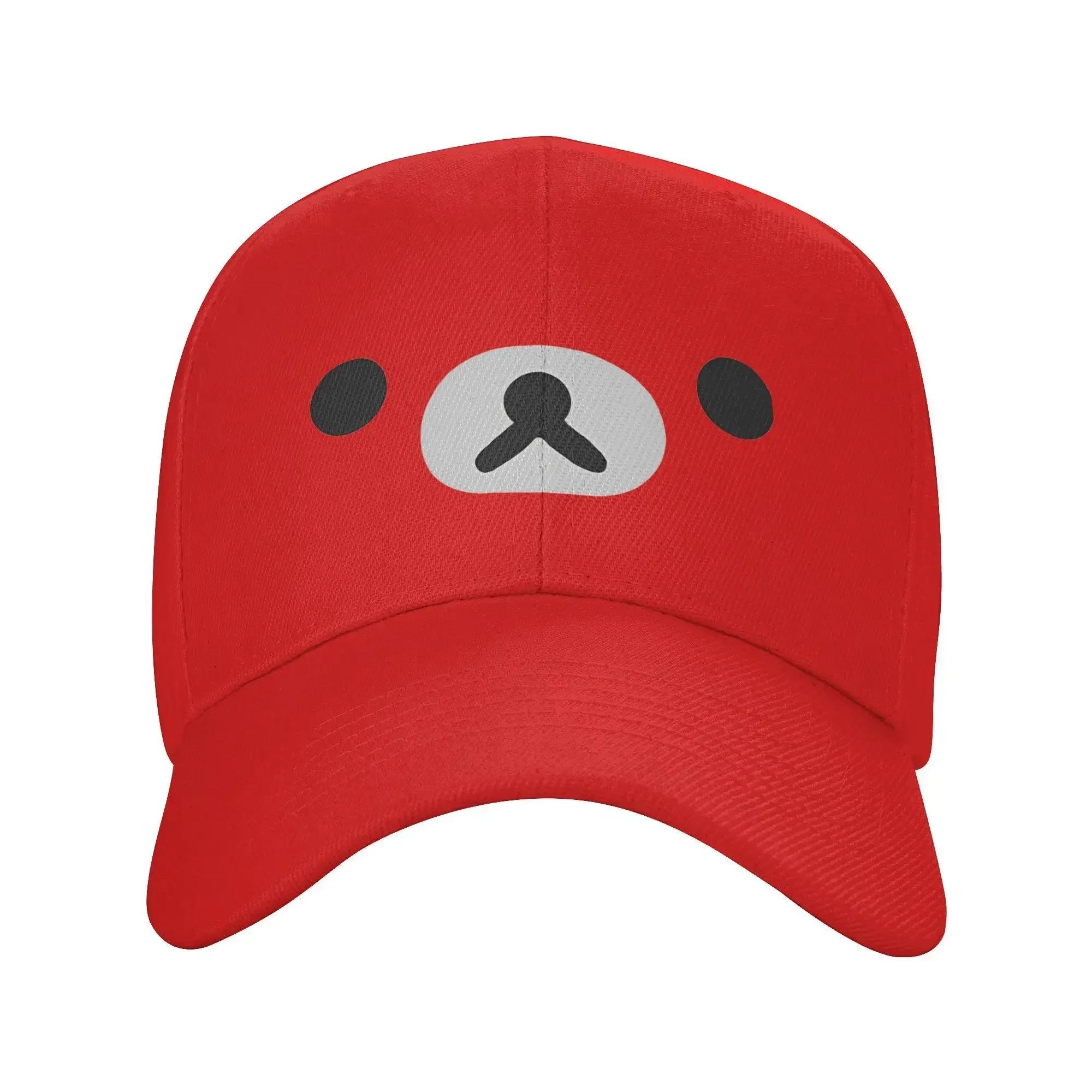 

Rilakkuma Face Hat Men Women Stylish Wear Bear Golf Cap Adjustable Adjustable