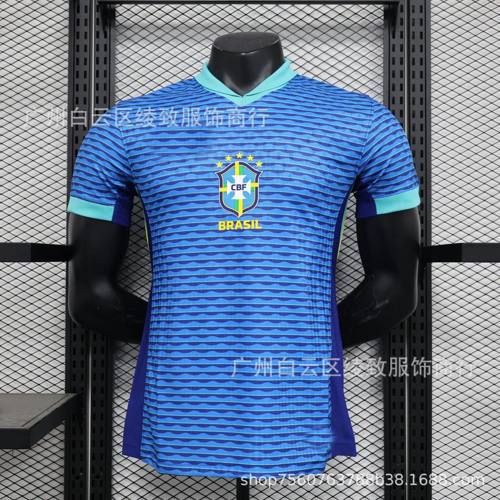 Brazilijos nacionalinės komandos žaidėjo versijos specialūs futbolo marškinėliai 2024-25Brazilijos specialūs marškinėliai