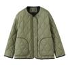 Womens Oversized Zip-Up Cotton Jacket Winter Loose Fit Casual Coat With Pockets