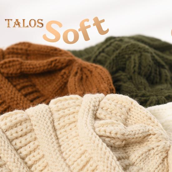 Czapka zimowa unisex gruba dzianina wiatroszczelna utrzymująca ciepło ochrona uszu nakrycie głowy czapka elastyczna bez daszka czapka typu baggy outdoor school ski beanie