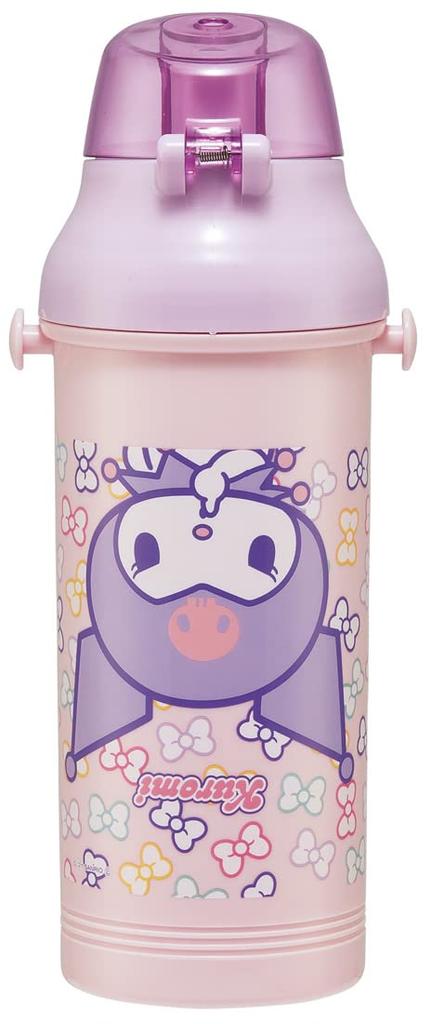 Skater Plastic Water My Made In Children's Bottle, 800ml, Antibacterial, Melody, Kuromi, Sanrio, Girls, Japan, PSB8RAG-A
