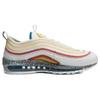 Nike Air Max 97 Retro Print Lace-Up Fabric Low-Top Casual Running Shoes Men Sneaker White Blue DV7418-001