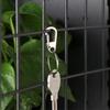 Quality Safety Travel Tools Outdoor Hook D-Ring Key Chain D Carabiner Spring Clips Camping Keyring