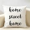 Finlay Noa Simple Words Ins Cushion Cover Natural Linen Organic Fabric DoubleSided Printing Room Sofa Decor Pillow Case