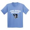 Johns Hopkins Blue Jays Arch Logo Youth T-Shirt - Carolina Blue
