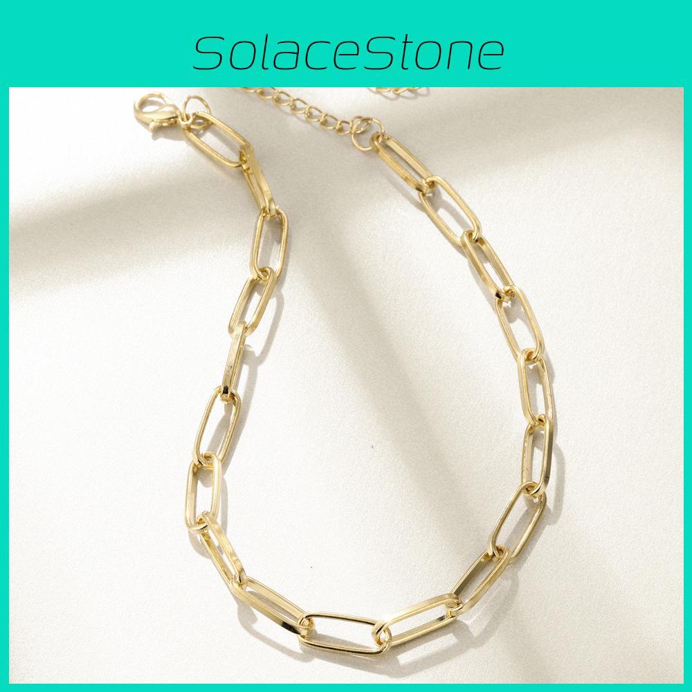 Stylish Minimalist Chain Necklace For Women With Geometric Design Perfect For Events