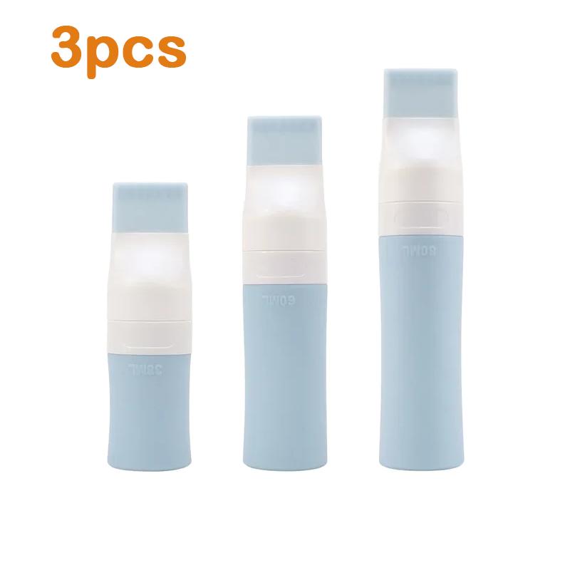 

3 шт./компл., набор бутылочек с аппликатором для краски для волос, 38/60/80 мл, мини-шампунь для путешествий, спа-бутылка с маслом, расческа для волос, портативный инструмент для укладки