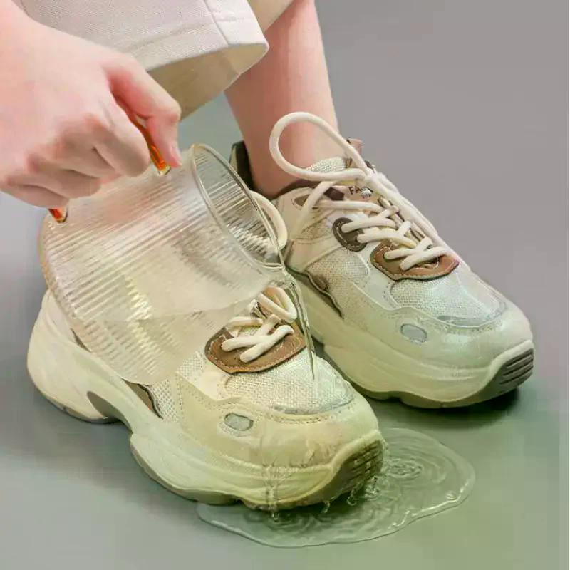 30/60/90/150Pcs Dirt Proof Protective Tape On Rainy Days Invisible Shoe Toe Covers PU Film Toe Waterproof Sticker For Men Women