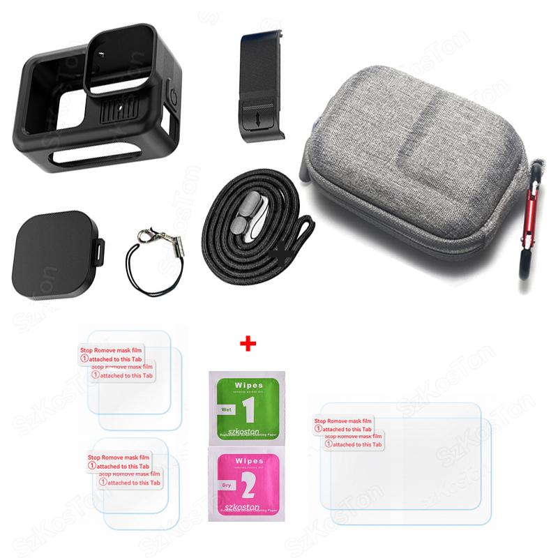 Len Caps for Go Pro Hero 13 Soft Silicone Waterproof Anti-drop Dust Cover for Go Pro 13 Sports Action Accessories