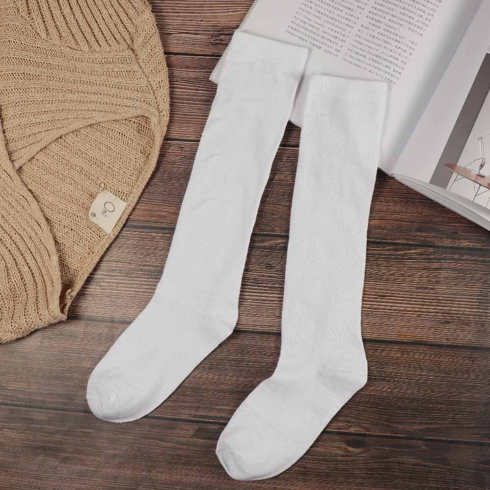 Casual Sport Cotton Ladies Student For Girl Women Stockings Knee High Socks Calf Sock Hosiery