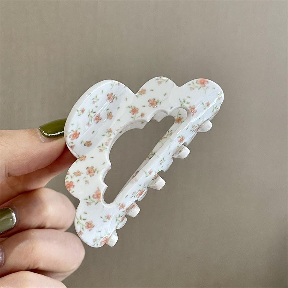 Holder New Heardress Women Hair Clips Flower Hair Claws Korean Shark Clips Geometric Hairgrips
