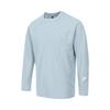 Fustl Long Sleeve T-Shirt Fashion Comfortable Versatile Men Tops Light-Blue JM8607