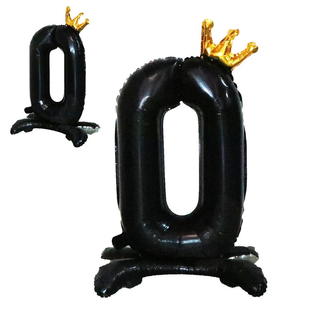 "Crown Digital 32-Inch Standing Balloon for Birthday & Wedding Decoration"