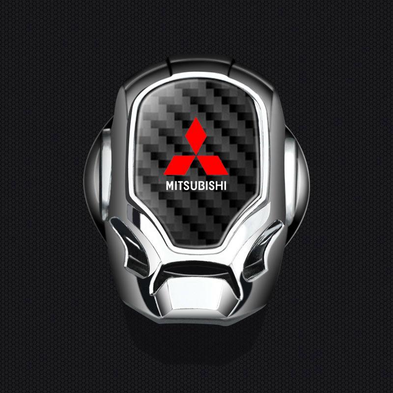 Car Styling ONE-CLICK Start Buttons Protective Cover Decor For Mitsubishi Mirage G4 DV5