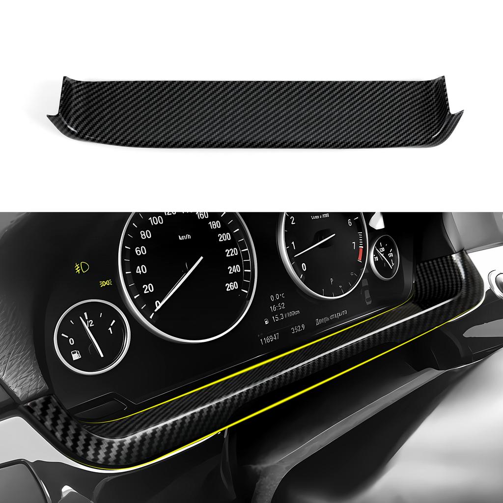 WDV25 For BMW 5 Series F10 F11 (2010-2016) Trim Accessories. Car Center Console Dashboard Gear Shift Panel. Carbon Fiber ABS Sticker.