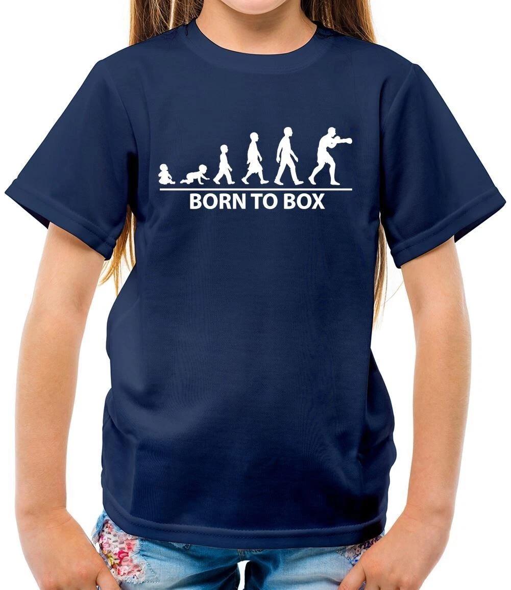

Born To Box Kids T-ShirtBoxing Boxer Love Joshua Gloves Equipt 130