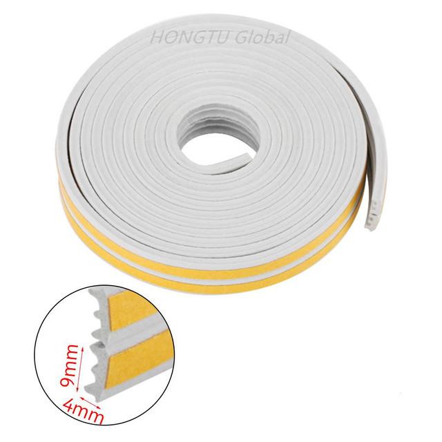 Rubber Foam Window Door Seal Self Adhesive Windproof Tape Door Joint Filler Collision Avoidance Soundproof Sealing Strip
