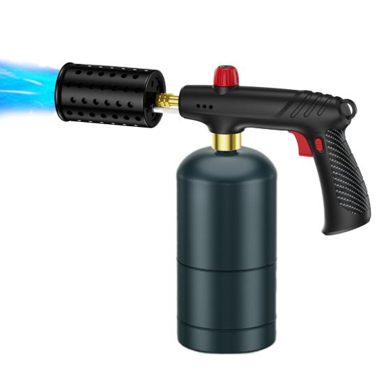 Maçarico a Propano Potente Maçarico de Cozinha para Carvão com Trava de Segurança Multifuncional Maçarico de Soplete para Chef Gadgets de Cozinha para Churrasqueira Sous Vide BBQ