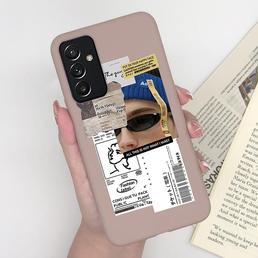 For Samsung A82 Phone Case Butterfly Lavender Matte Cover For Samsung Galaxy A82 A 82 Funda Soft Silicone Shockproof Bumper Capa