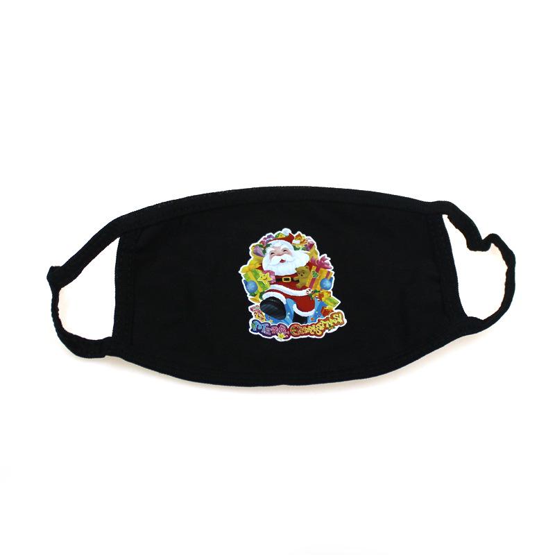 Christmas Cartoon Mouth Mask Cute Santa Claus Dustproof Warm Face Cover