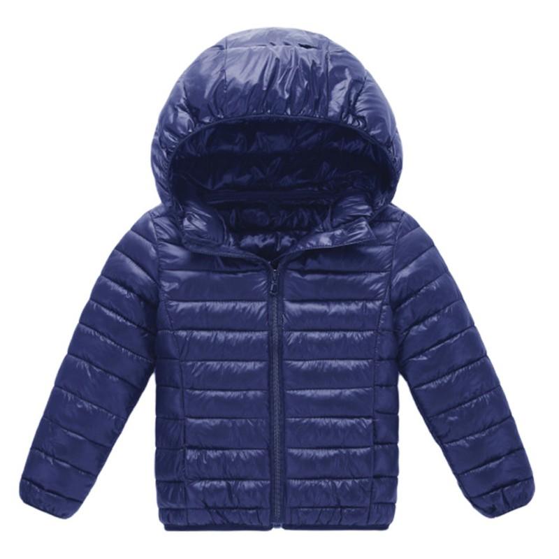 Lightweight Jackets Boys Thin Puffer Jacket Children Hooded Down