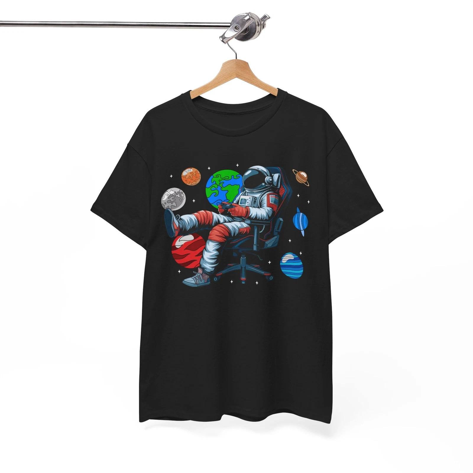 Space Gamer T-Shirt | Vintage Video Game Tee | Fun Gaming Shirt 3XL