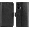 For Motorola Moto G35 5G Wallet Case Crazy Horse Texture Stand Leather Phone Cover