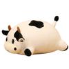 Cute Soft Cute Fat Cow Doll Square Simulation Black And White Cow Cloth Doll Bed Sleeping Doll Throw Pillow