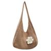 Knitted Bag Women's 2025 New Trendy Fashion Shoulder Bag Large Capacity Tote Bag Lazy Wind Beach Bag