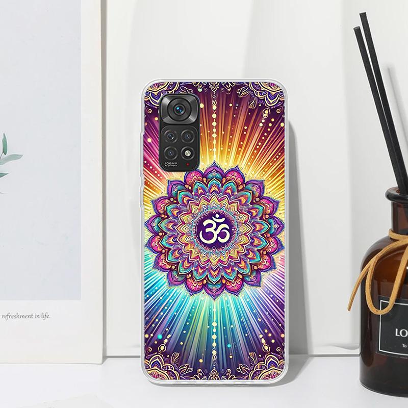 Mandala Chakra Insist Yoga Phone Case For Xiaomi Redmi Note 15 13 14S 14 Pro Plus 12S 11S 10S 12 11E 10 11T Art Fundas Back Cove