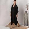 Silky Polyester Long Beach Cover-up Dress