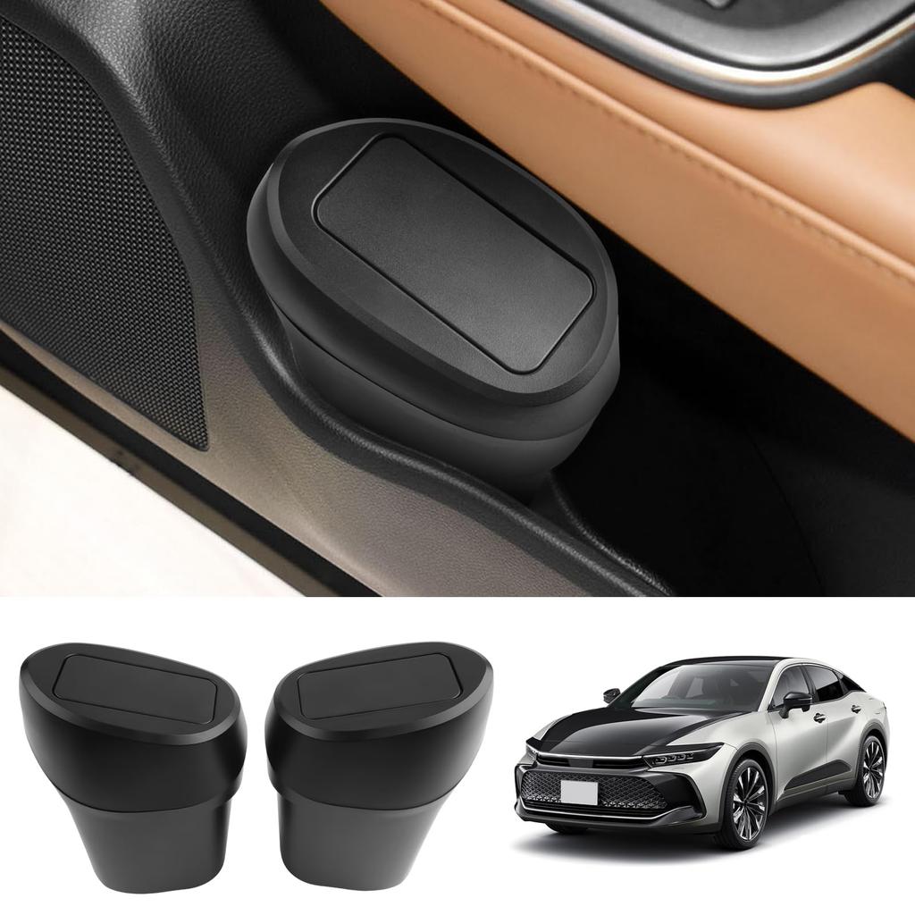 RUIYA Set of 2 Trash Cans for the New Toyota Crown Crossover 35 These ABS Door Trash Cans Are Perfect for Crown Car Side and Are and Easy To These