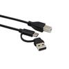 2-in-1 USB-C/Micro USB Printer & Electric Piano Cable for Android