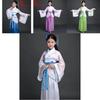 Chinese Style Childrens Hanfu Costume With Taffeta Fabric For Ethnic Dance Performances