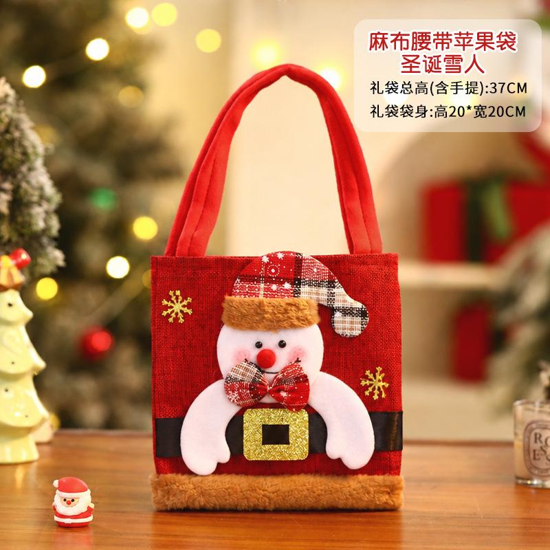 Christmas Ornaments Christmas Apple Bag Christmas Gift Bag Couple Christmas Candy Bag Ping An Fruit Bag Tote Bag