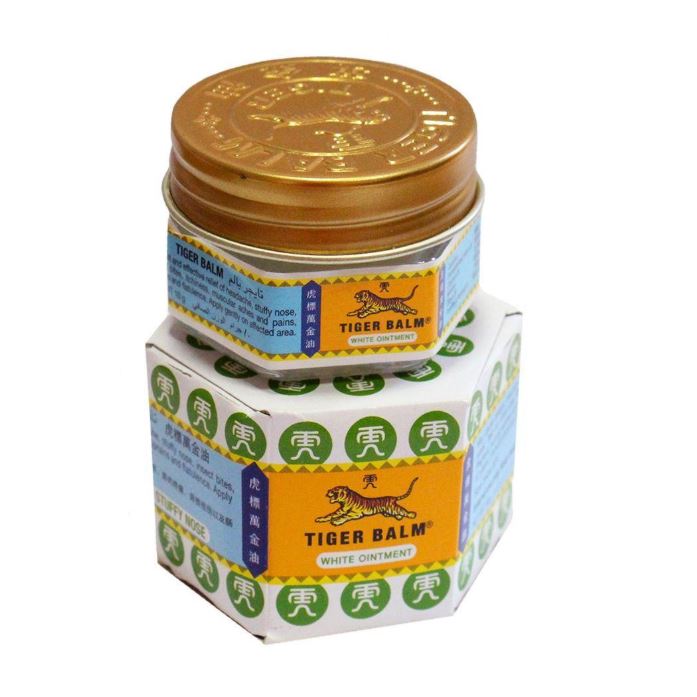 Тигровый бальзам Белый (9 мл), Белая мазь Tiger Balm, Hawpar