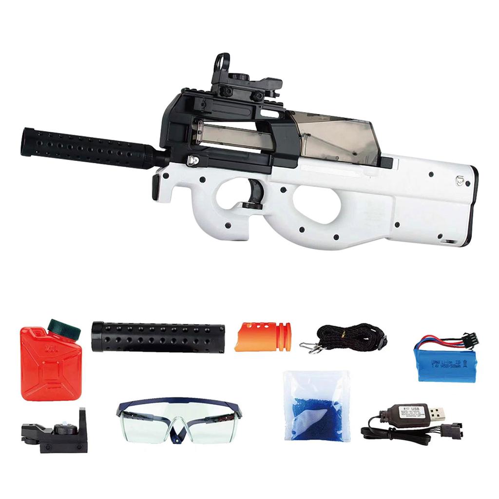 Electric Gel Ball Blaster Toy , Splatter Ball Blaster With 5000  Water Bullets Beads & Goggles, High Performance Assembled Automatic Toy For Outdoor