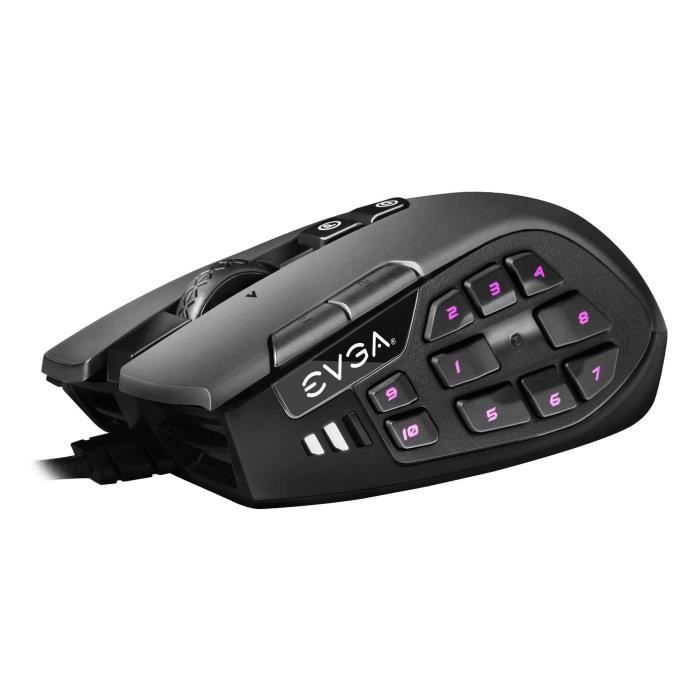 MMO Mouse - EVGA - X15 - Optical - 16000 DPI - 20 Programmable Buttons