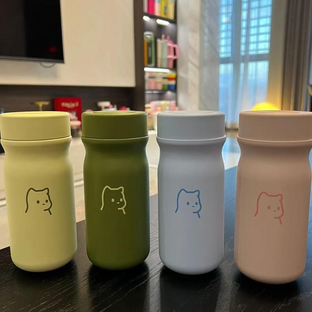 Cartoon Mini Pocket Mug Leak Proof Vacuum Insulated Cup Direct Drinking Mug  Outdoor Activities