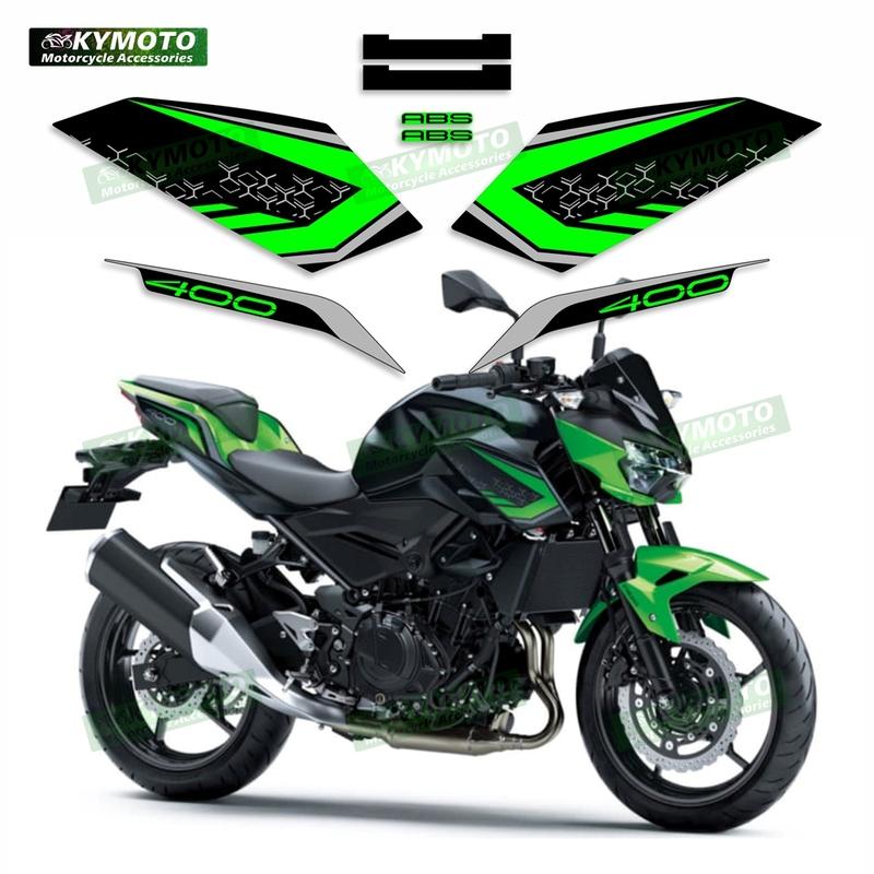 for Kawasaki Z400 Z 400 Motorcycle Accessories Helmet Windshield Fairing Decal Waterproof Reflective Full Car Sticker Kit