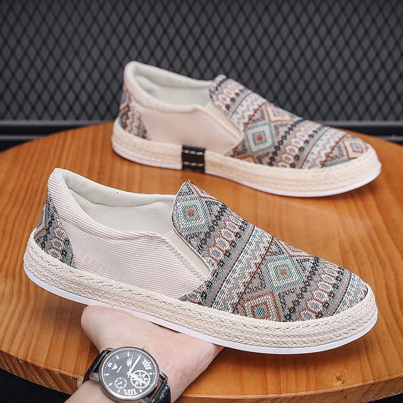 Men Shoes 2025 Summer Loafers Man New Fashion Comfortable Lightweight Footwear Soft Men Casual Vulcanized Canvas Shoe Zapatillas