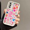 Love Heart Leaves Flower Case For Iphone 17 16 15 14 13 12 11 Pro Max 17 Air 16E Plus Silicone Matte Protection Shockproof Cover