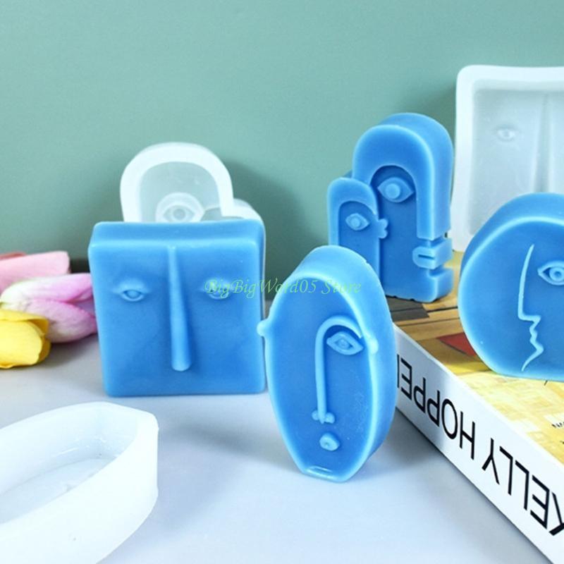24TE Abstract Decoration Silicone Mold Epoxy Resin DIY Ornaments Making