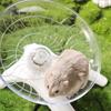 Hamster Running Disc Toy Sport Running Silent Transparent Small Pet Rotatory Jogging Wheel Wheel Toys Pet Hamster Cage Supplies
