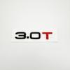 3D ABS 1.8T 2.0T 3.0T Black and Red Emblem Car Trunk Letters Logo Badge Decals Sticker For A1 A3 A4 A5 A6 A7 A8 Q2 Q3 Q5 Q7