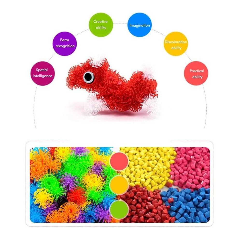 Vzdělávací hračka Lepkavé míčky Kreativní DIY Trnité míčky Stavebnice Děti od 3 let