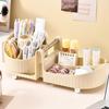 Rotating Makeup Organizer Large Capacity Cosmetic Skincare Products Desktop Storage Box